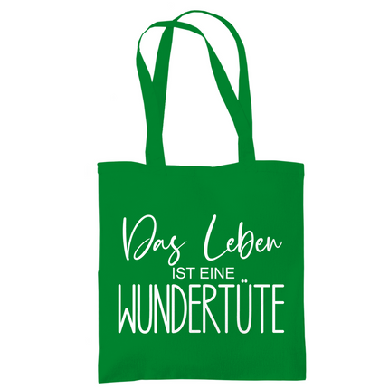 Tragetasche Das Leben ist eine Wundertüte