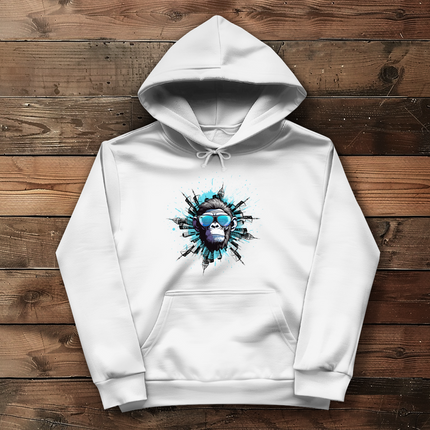 Damen Hoodie Monkey - Chaos Designs Christoph Kalkbrenner