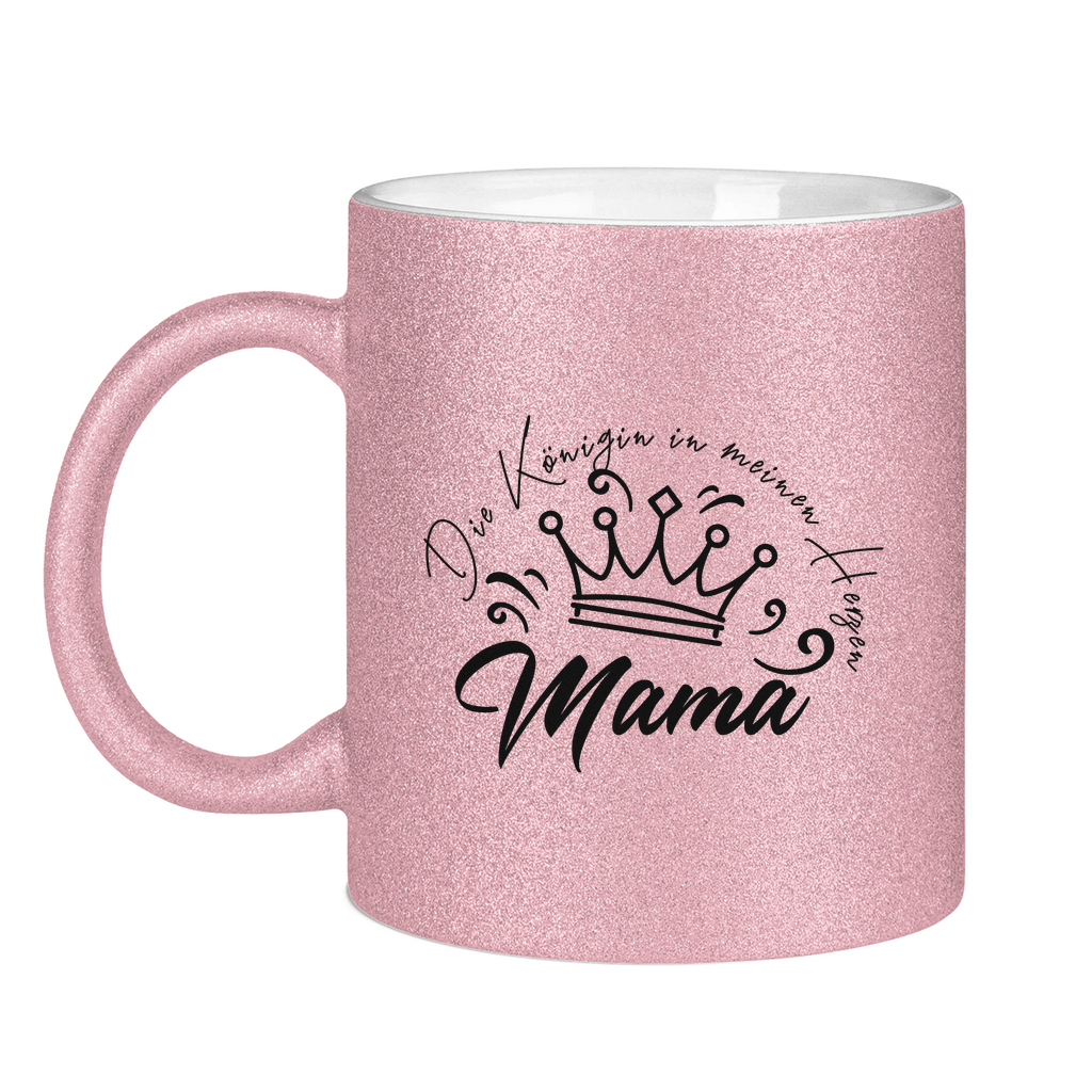 Glitzertasse - Mama