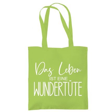 Tragetasche Das Leben ist eine Wundertüte