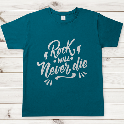 Herren T-Shirt Rock Will never Die