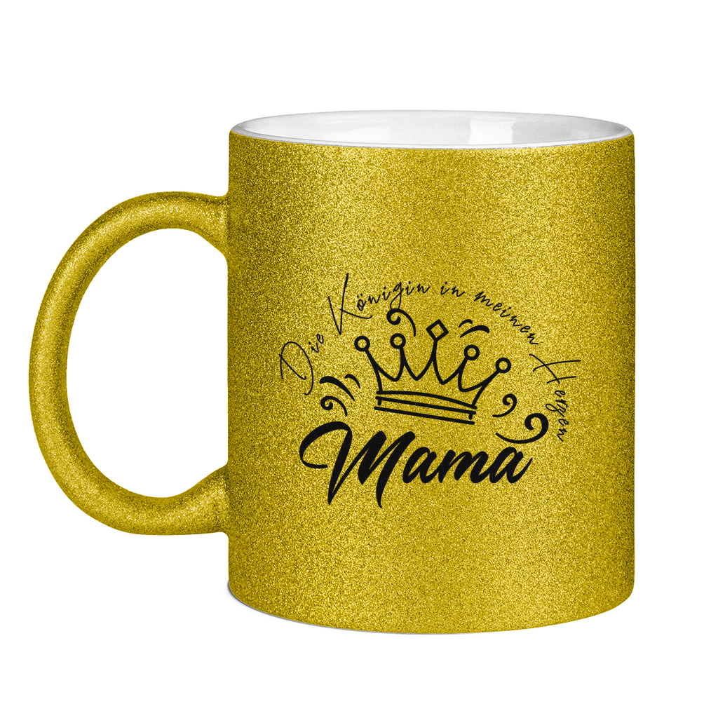 Glitzertasse - Mama