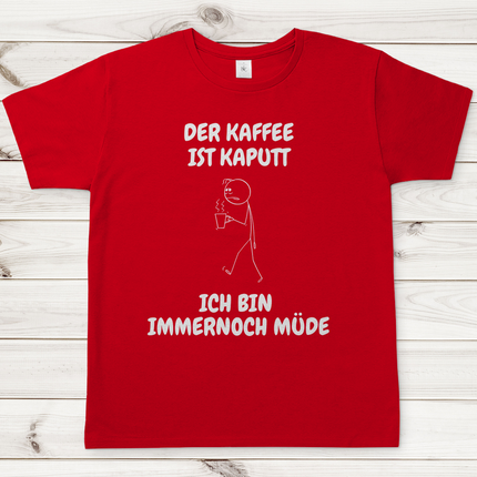 Herren T-Shirt Kaffee Kaputt