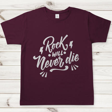 Herren T-Shirt Rock Will never Die