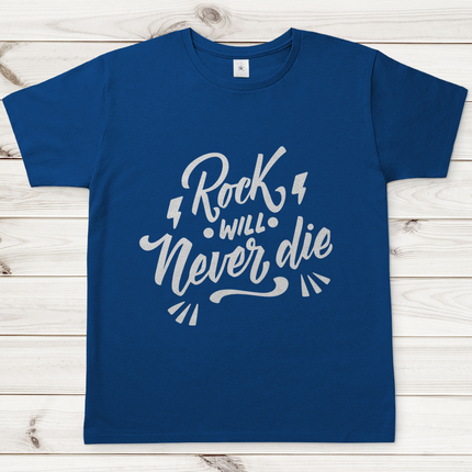 Herren T-Shirt Rock Will never Die