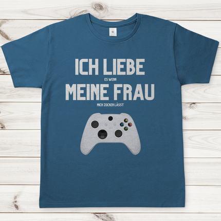Herren T-Shirt Ich Liebe meine Frau XB