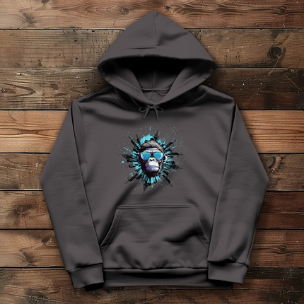 Damen Hoodie Monkey - Chaos Designs Christoph Kalkbrenner