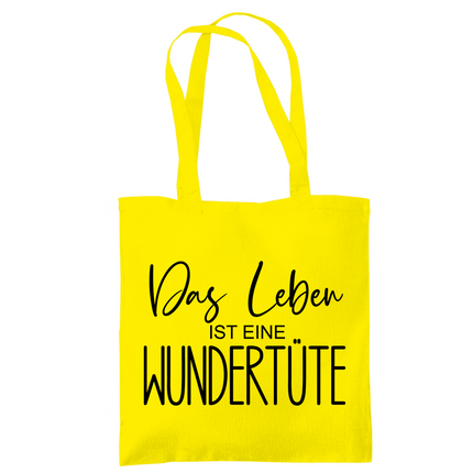 Tragetasche Das Leben ist eine Wundertüte