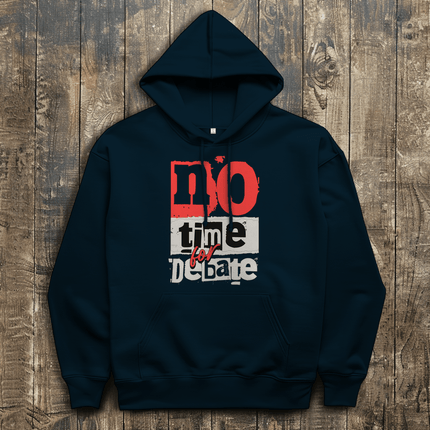 Herren Hoodie No time for debate - Chaos Designs Christoph Kalkbrenner