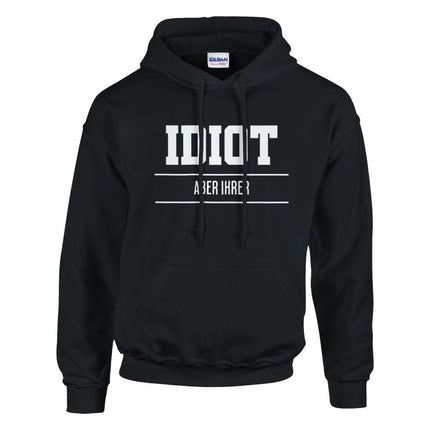 Herren Hoodie "Idiot Aber" - Chaos Designs Christoph Kalkbrenner