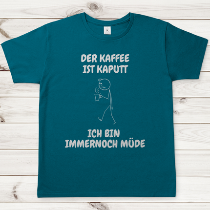 Herren T-Shirt Kaffee Kaputt