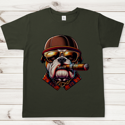 Herren T-Shirt Bulldog