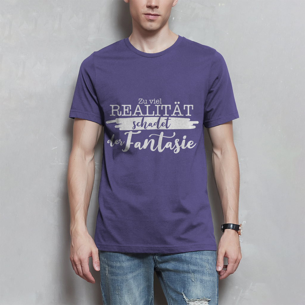 Herren T-Shirt Realität schadet der Fantasie