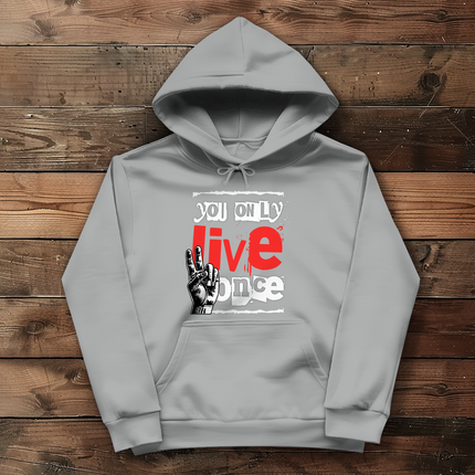 Herren Hoodie You only live once - Chaos Designs Christoph Kalkbrenner