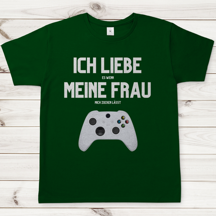 Herren T-Shirt Ich Liebe meine Frau XB