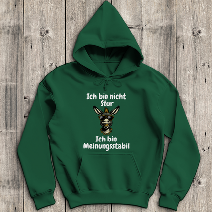 Herren Hoodie  Ich bin nicht Stur