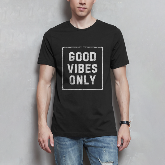 Herren T-Shirt Good vibes only