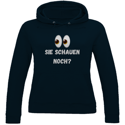 Damen Hoodie Sie schauen noch? - Chaos Designs Christoph Kalkbrenner