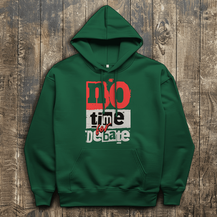 Herren Hoodie No time for debate - Chaos Designs Christoph Kalkbrenner