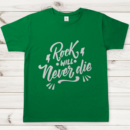 Herren T-Shirt Rock Will never Die