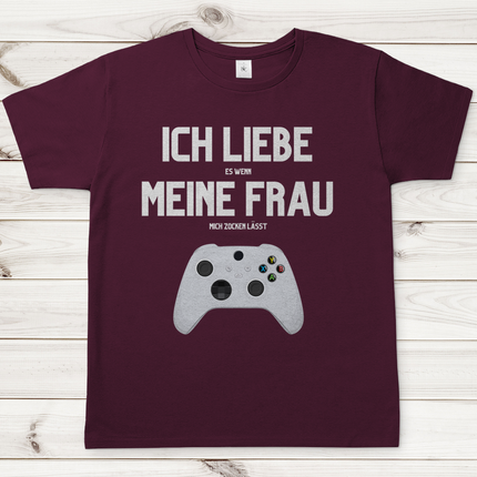 Herren T-Shirt Ich Liebe meine Frau XB