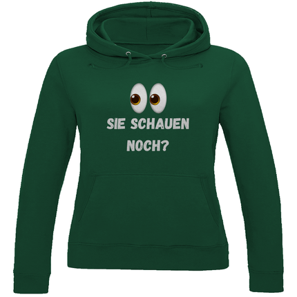 Damen Hoodie Sie schauen noch? - Chaos Designs Christoph Kalkbrenner