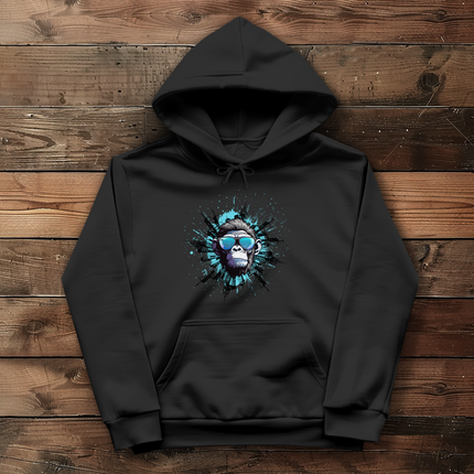 Damen Hoodie Monkey - Chaos Designs Christoph Kalkbrenner