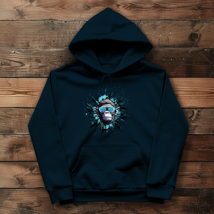 Damen Hoodie Monkey - Chaos Designs Christoph Kalkbrenner