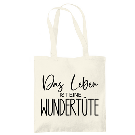 Tragetasche Das Leben ist eine Wundertüte