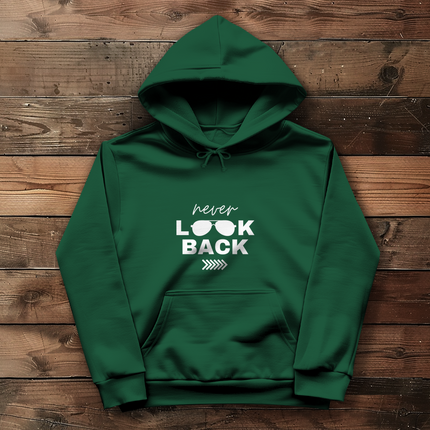 Damen Hoodie Never look  back - Chaos Designs Christoph Kalkbrenner