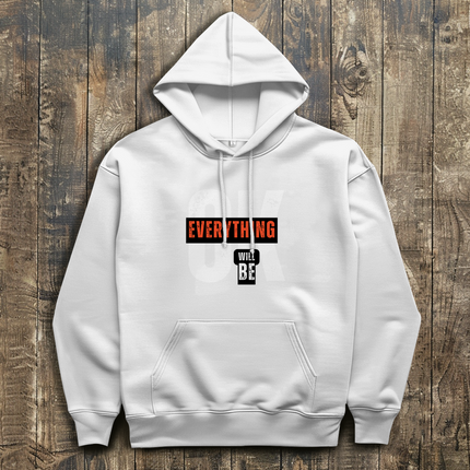Herren Hoodie Everything will be OK - Chaos Designs Christoph Kalkbrenner