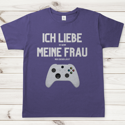 Herren T-Shirt Ich Liebe meine Frau XB