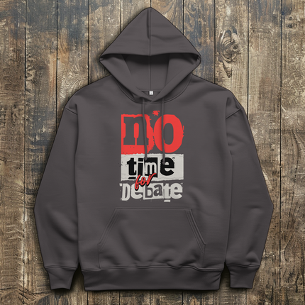 Herren Hoodie No time for debate - Chaos Designs Christoph Kalkbrenner