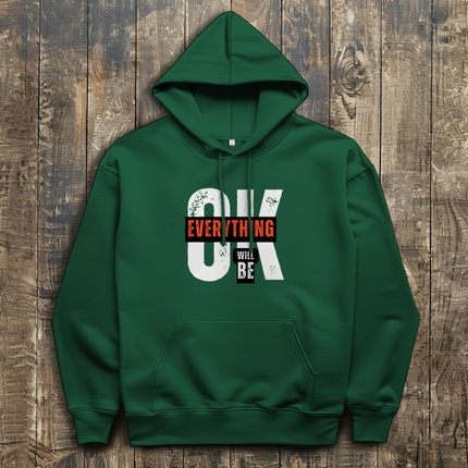 Herren Hoodie Everything will be OK - Chaos Designs Christoph Kalkbrenner