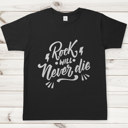 Herren T-Shirt Rock Will never Die