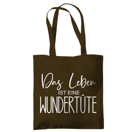 Tragetasche Das Leben ist eine Wundertüte