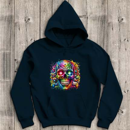 Herren Hoodie Gaming Skull