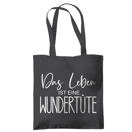 Tragetasche Das Leben ist eine Wundertüte