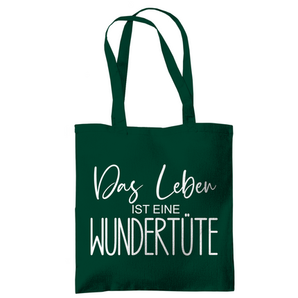 Tragetasche Das Leben ist eine Wundertüte