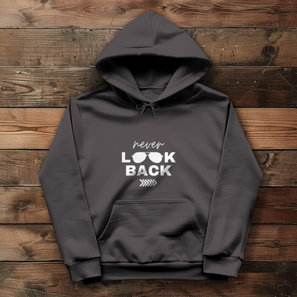 Damen Hoodie Never look  back - Chaos Designs Christoph Kalkbrenner