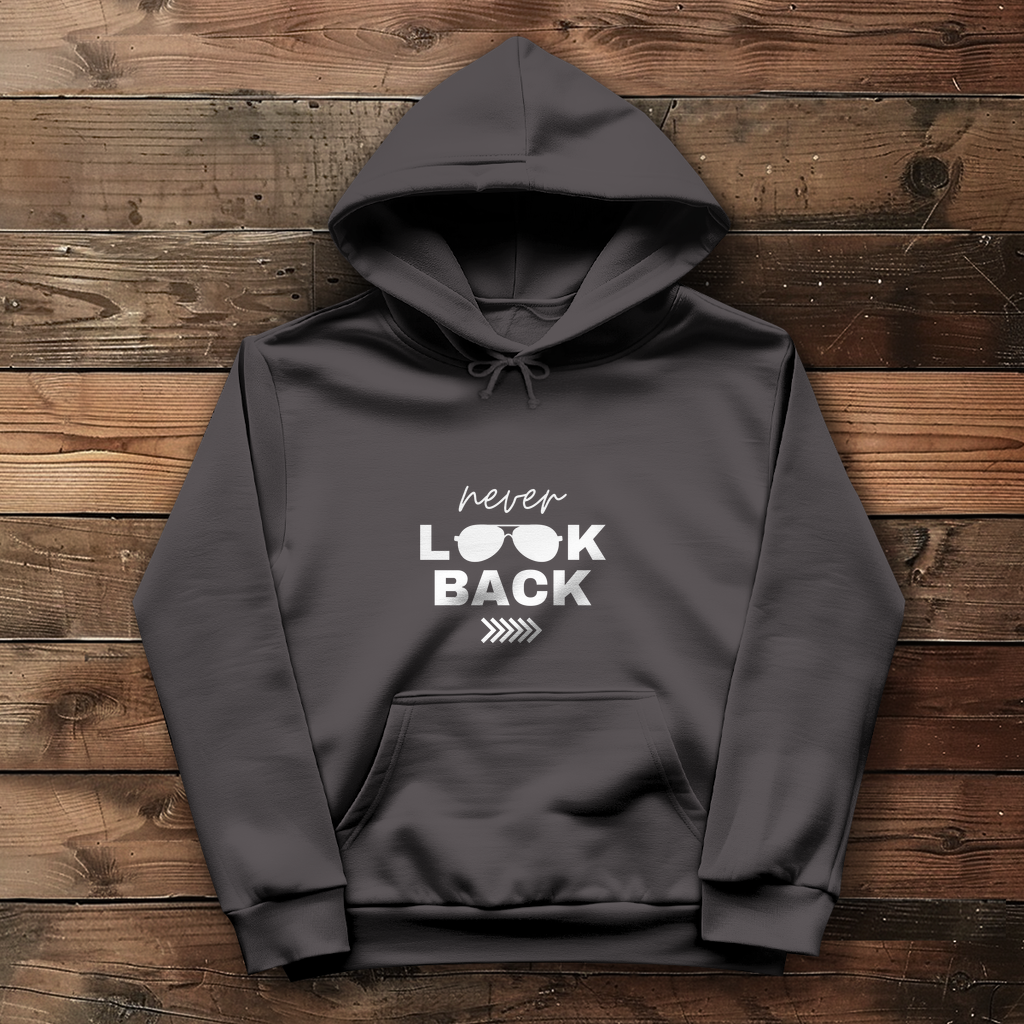 Damen Hoodie Never look  back