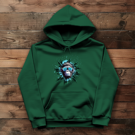 Damen Hoodie Monkey - Chaos Designs Christoph Kalkbrenner