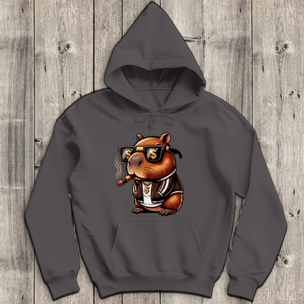 Herren Hoodie Gangster Capybara
