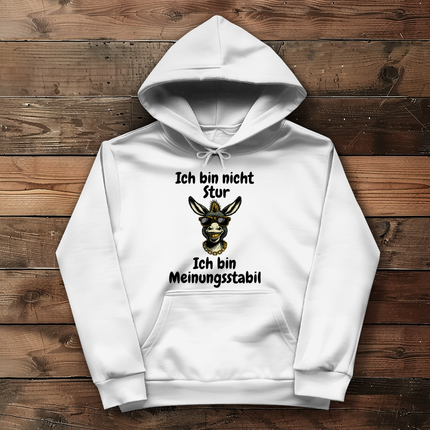 Damen Hoodie Ich bin nicht Stur