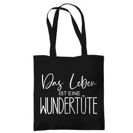 Tragetasche Das Leben ist eine Wundertüte