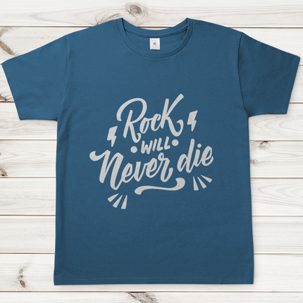 Herren T-Shirt Rock Will never Die