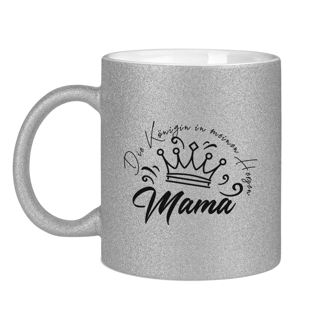 Glitzertasse - Mama