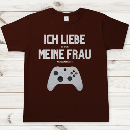 Herren T-Shirt Ich Liebe meine Frau XB