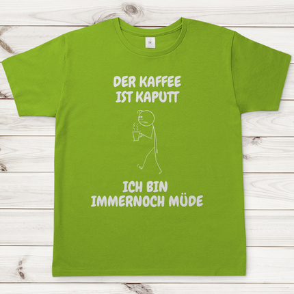 Herren T-Shirt Kaffee Kaputt