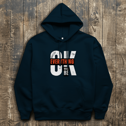 Herren Hoodie Everything will be OK - Chaos Designs Christoph Kalkbrenner